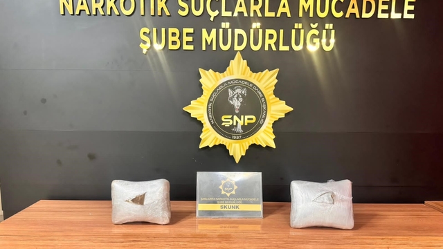 Şanlıurfa'da 4 kilo 250 gram uyuşturucu ele geçirildi