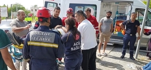 Dörtyol'da trafik kazası: 2 yaralı