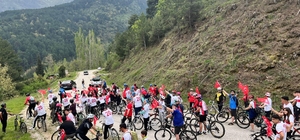 Babadağ'da 19 Mayıs coşkusu pedallarla yaşandı