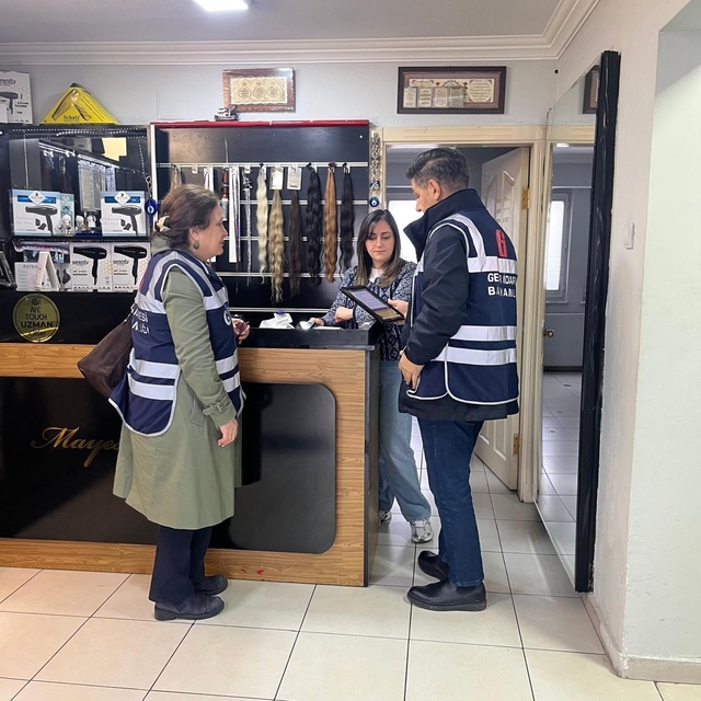 Zonguldak'ta kuaför ve güzellik salonları denetlendi