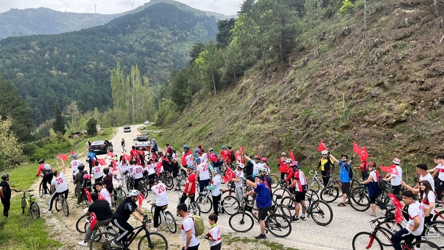 Babadağ'da 19 Mayıs coşkusu pedallarla yaşandı