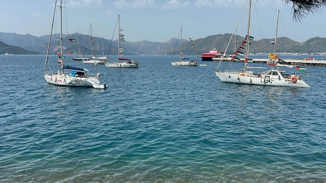 İsrail zulmüne uğrayan "Global Sumud Filosu"ndan bir grup Marmaris'e geldi