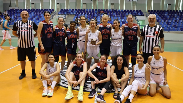 Master basketbolcular 9. kez Marmaris'te