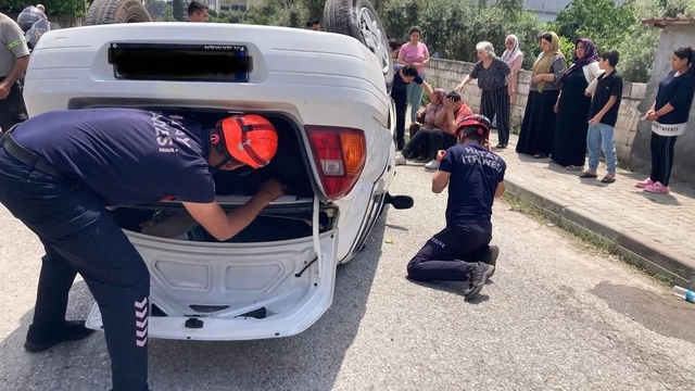 Dörtyol'da trafik kazası: 2 yaralı