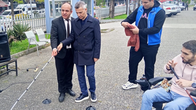 Samsun'da "Engel Tanımayan Eller" sergisi açıldı
