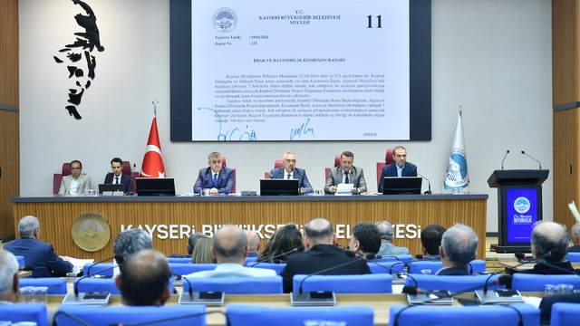 Kayseri Büyükşehir Belediyesi mayıs ayı meclis toplantısı yapıldı