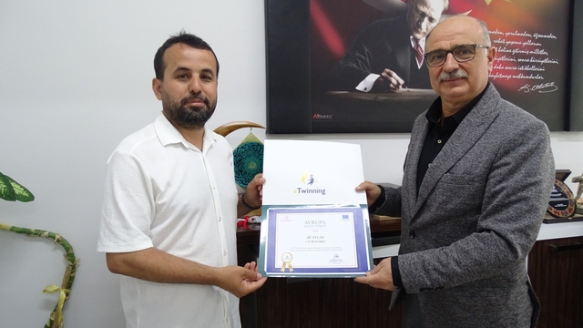 Havran'da eTwinning Ulusal ve Avrupa Kalite Etiketi ödül töreni  düzenlendi