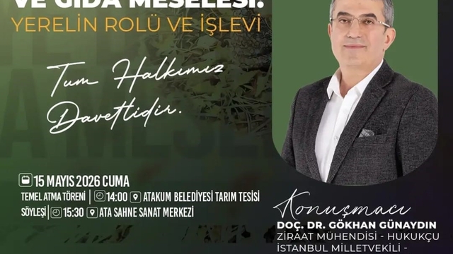 Başkan Türkel: "Atakum Tarım Tesisi, şehirdeki kırsal kalkınma çalışmalarına katkı sağlayacak"
Atakum Belediyesi Tarım Tesisi'nin temeli atılacak