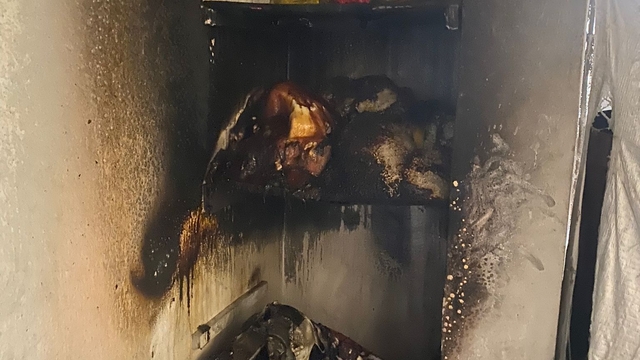 Siirt'te bir ev çıkan yangında hasar gördü