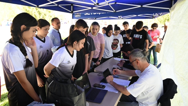 Seydişehir'de okullar arası oryantiring yarışı yapıldı