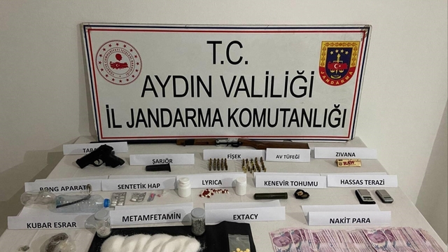 Germencik'te uyuşturucu operasyonu