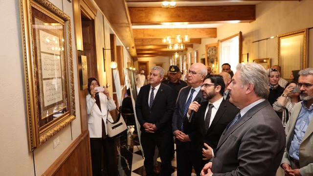 Sanatın merkezi 'Sanat Melikgazi' hat sergisine ev sahipliği yapıyor