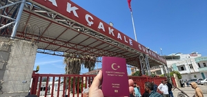 Akçakale Gümrük Kapısı'ndan 12 yıl sonra pasaportlu geçiş başladı