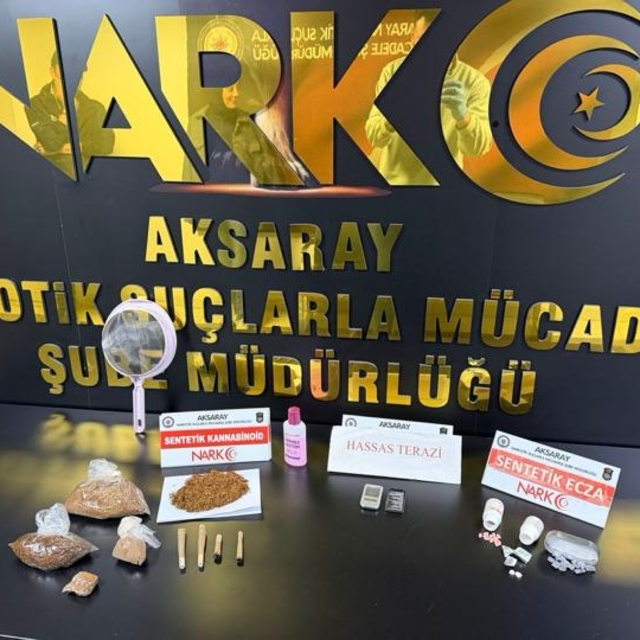 Aksaray'da uyuşturucu operasyonunda 14 şüpheli tutuklandı