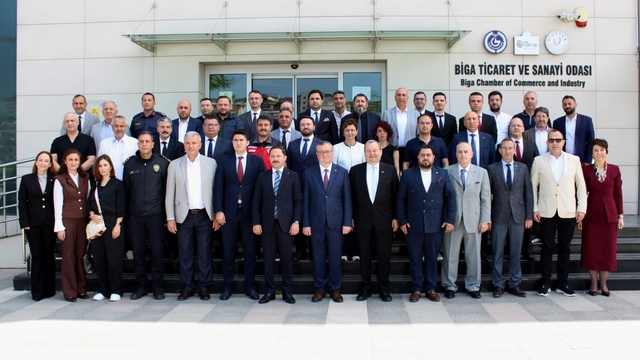 Biga'da mülki ve idari amirleri bir araya geldi