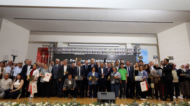 Muğla'da en iyi zeytinyağı üreticileri ödüllendirildi
