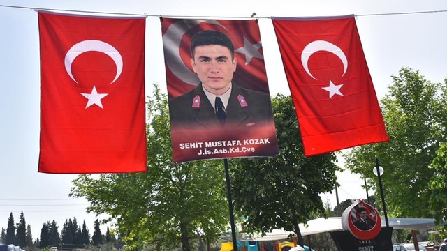 Salihli'de Şehit Mustafa Kozak, 8. yılında dualarla anıldı