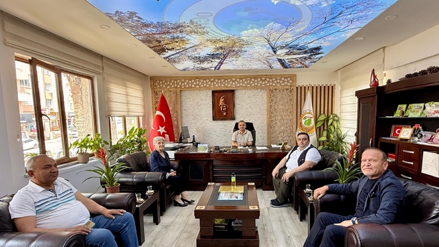 Anamur Gazeteciler Cemiyetinden Orman İşletme Müdürü Yıldırım'a ziyaret