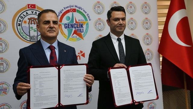 Muğla'da "2026 Gençlik Yılı" sponsorluk protokolü imzalandı