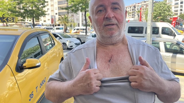 Bıçaklı saldırıya uğrayan taksici dehşet anlarını anlattı
"Ben fark etmeseydim belki de ölmüştüm"