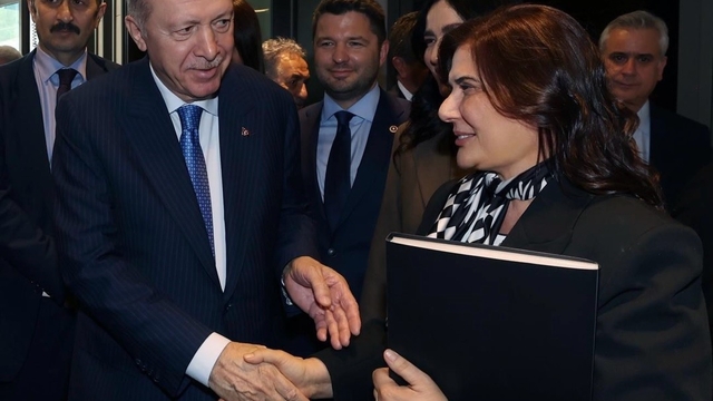 Çerçioğlu projelerini Cumhurbaşkanı Erdoğan'a sundu