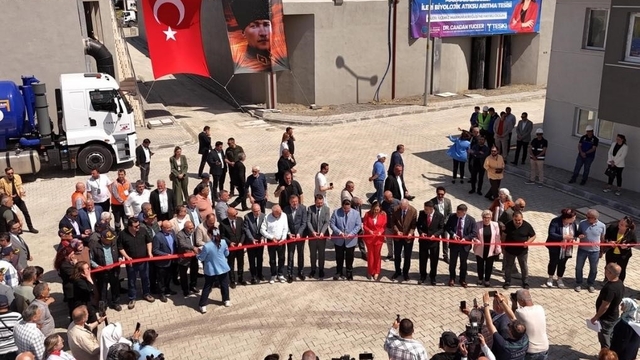 Marmaraereğlisi'nde kapasitesi 6 kata çıkarılan atıksu arıtma tesisi hizmete açıldı