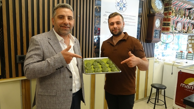 Kilis'te üretilen tatlı 'atom gerebiç'e yoğun ilgi