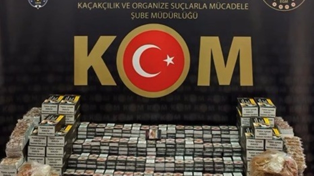 Bilecik'te 22 bin 400 makaron ele geçirildi