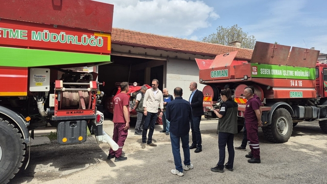 Bolu'da yangın söndürme araçları zorlu sezon öncesi denetimden geçti