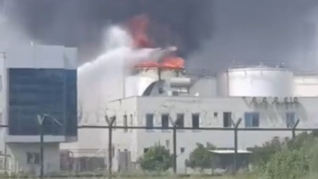 Mersin'de biyodizel üretim tesisinde yangın