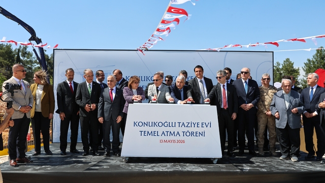 Konukoğlu Taziye Evi'nin temeli törenle atıldı