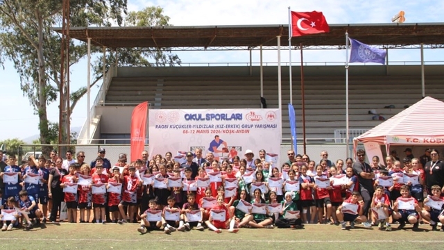 Köşk'te Ragbi Küçükler Grup Yarışmalarında takımlar madalyalarına kavuştu