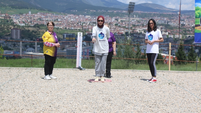 Karabük'te özel çocuk anneleri bocce etkinliğinde buluştu