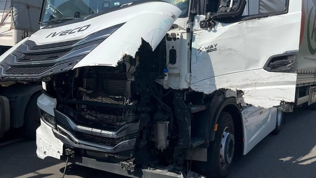 Bilecik'te iki tır çarpıştı: 1 yaralı