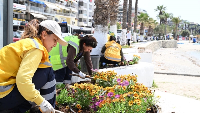 Aydın Büyükşehir'den, Kuşadası'nda bakım ve temizlik çalışması