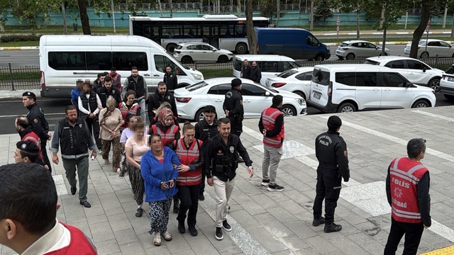 Tekirdağ'da 'torbacı' operasyonu: 20 gözaltı