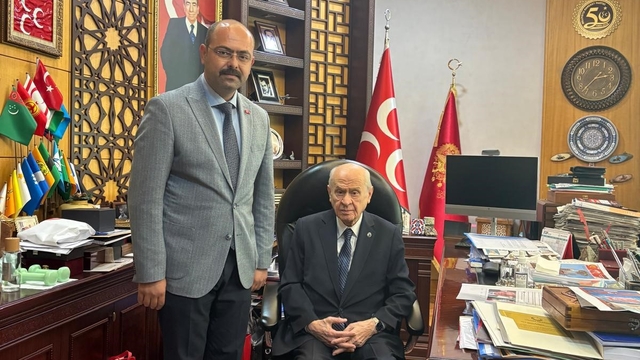 Başkan Kavaklıgil, projelerini MHP Genel Başkanı Devlet Bahçeli'ye anlattı