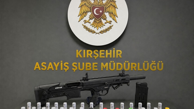 Kırşehir'de 2 ruhsatsız av tüfeği ele geçirildi