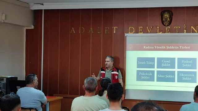Yükümlülere Aile İçi Şiddetle Mücadele eğitimi