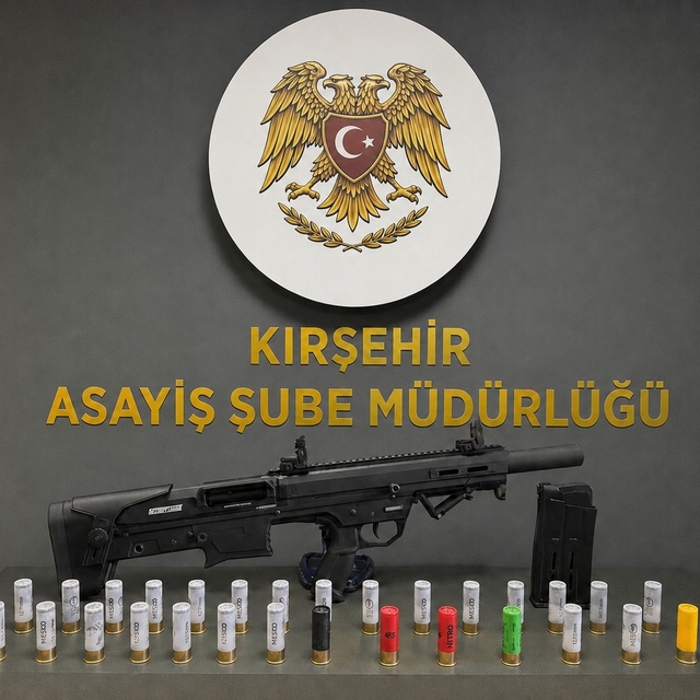Kırşehir'de 2 ruhsatsız av tüfeği ele geçirildi