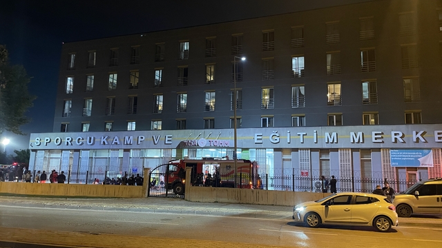 Bursa'da Sporcu Kamp ve Eğitim Merkezi'nde çıkan yangın söndürüldü