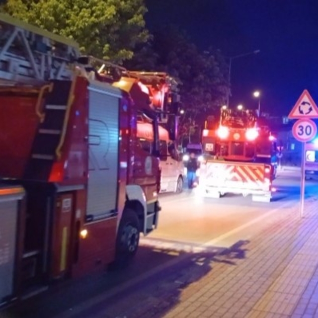 Bursa'da sporcu kamp merkezinde çıkan yangın söndürüldü
