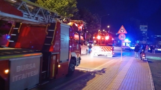 Bursa'da sporcu kamp merkezinde çıkan yangın söndürüldü