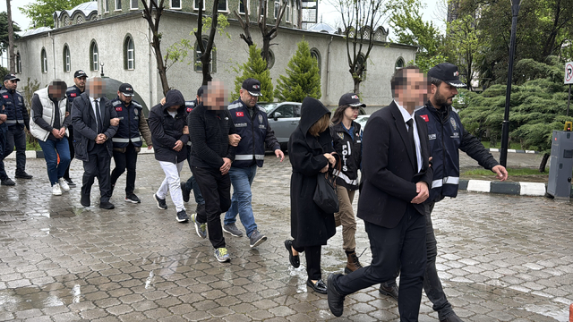 Samsun'daki rüşvet operasyonunda 8 şüpheli adliyede