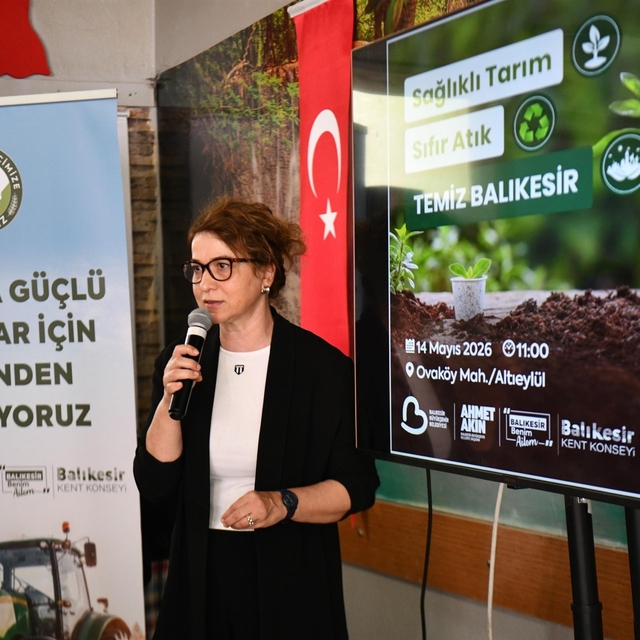 Balıkesir Büyükşehir'den çiftçiye eğitim, doğaya nefes
