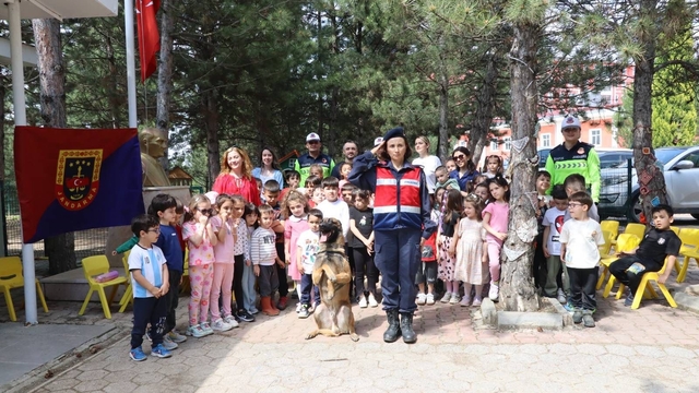 Bilecik'te 60 öğrenciye jandarmadan güvenlik eğitimi