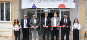 Gümüşhacıköy Hasan Coci Anadolu Lisesi'nde TÜBİTAK 4006 Bilim Fuarı açıldı