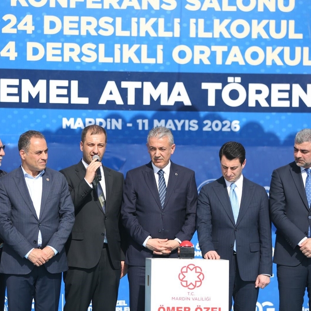 Nusaybin'de 100 yataklı öğretmenevi ve 24 derslikli kompleksi temeli atıldı