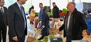 Vali Kartal, Sigorta Semt Pazarını ziyaret etti