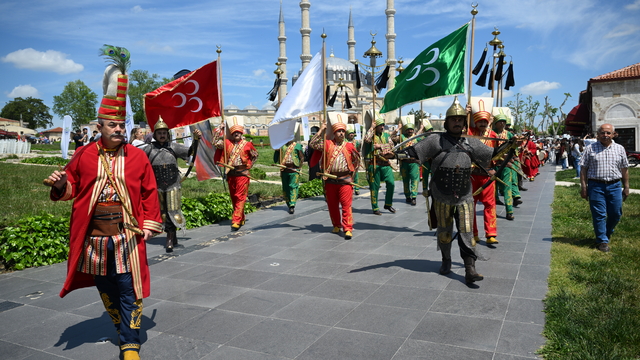 Jandarma Mehteran Birliği, Selimiye Meydanı'nda konser verdi